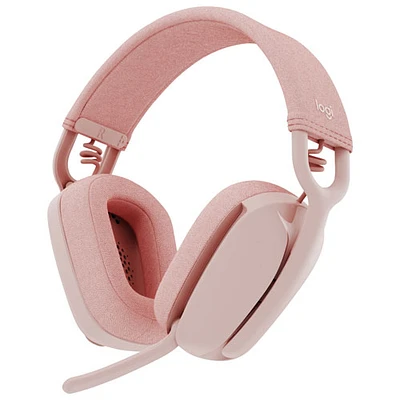Casque d'écoute sans fil avec microphone Zone Vibe 100 de Logitech - Rose