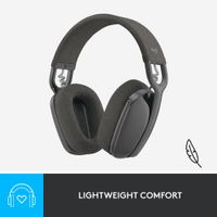 Logitech Zone Vibe 100 Wireless Headset with Microphone - Graphite