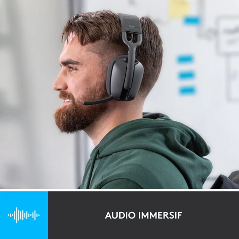 Casque d'écoute sans fil avec microphone Zone Vibe 100 de Logitech