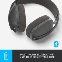 Logitech Zone Vibe 100 Wireless Headset with Microphone - Graphite