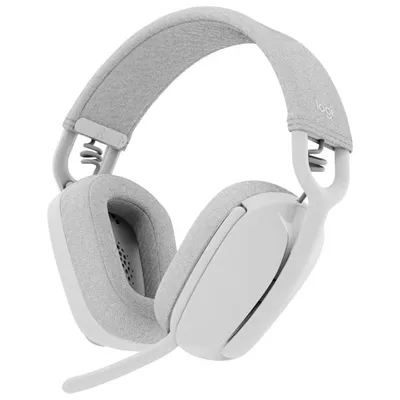 Logitech Zone Vibe 100 Wireless Headset with Microphone - Off-white