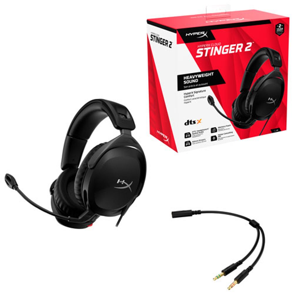 HyperX Cloud Stinger 2 Gaming Headset - Black