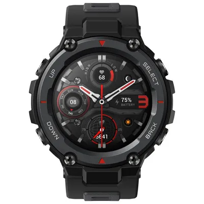 Amazfit T-Rex Pro Smartwatch with Heart Rate Monitor - Black