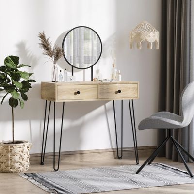 homcom vanity table