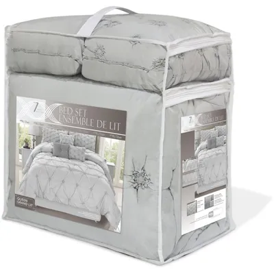 Safdie & Co. Comforter Set 7PC Q Wov Kane 