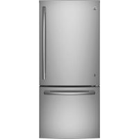 GE 30" 21 Cu. Ft. Bottom Freezer Refrigerator (GDE21DYRKFS) - Stainless - Open Box - Scratch & Dent