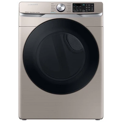 Sécheuse électrique à vapeur de 7,5 pi³ de Samsung (DVE45B6305C/AC) - Champagne - Boîte ouverte - Endommagé