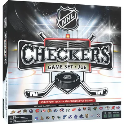 NHL League Checkers Board Game