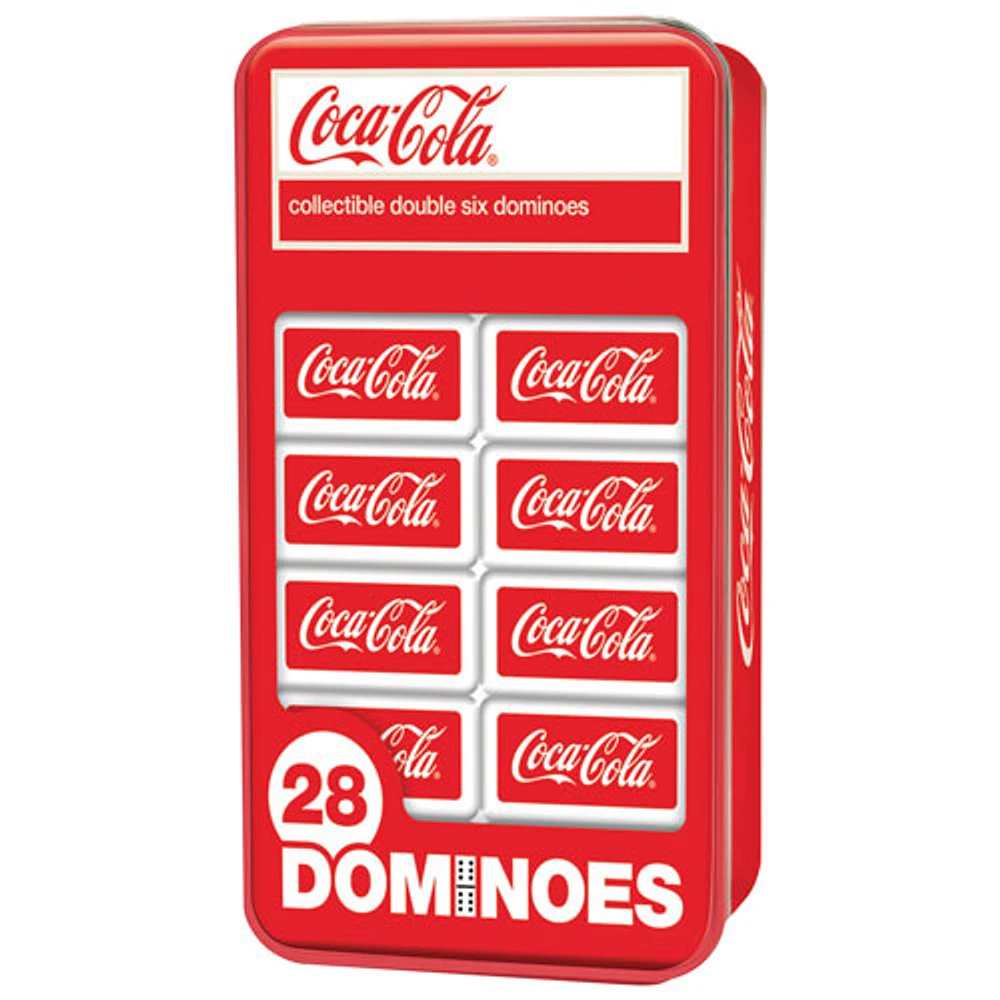 Coca-Cola Double-Six Dominoes Party Game - English