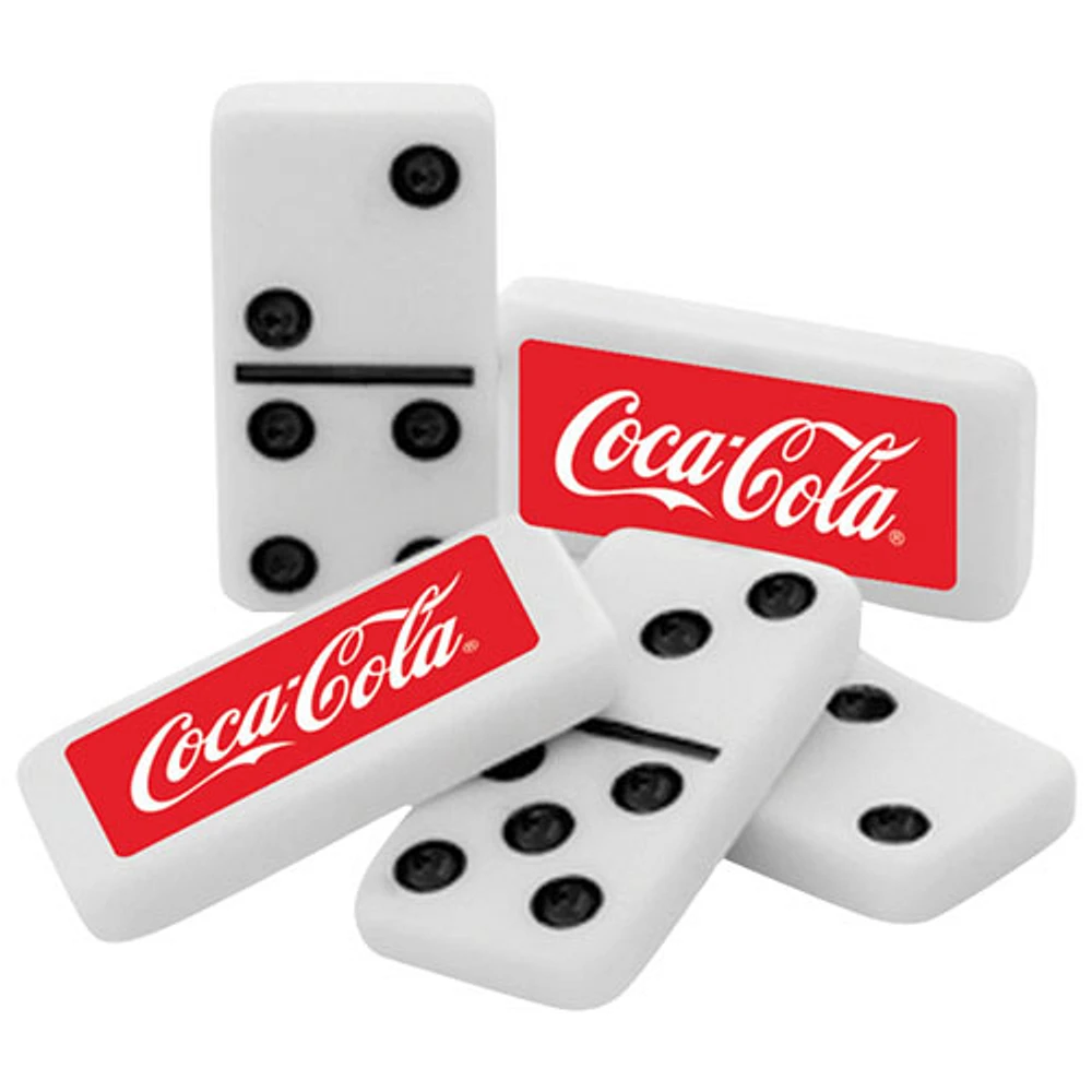 Coca-Cola Double-Six Dominoes Party Game - English