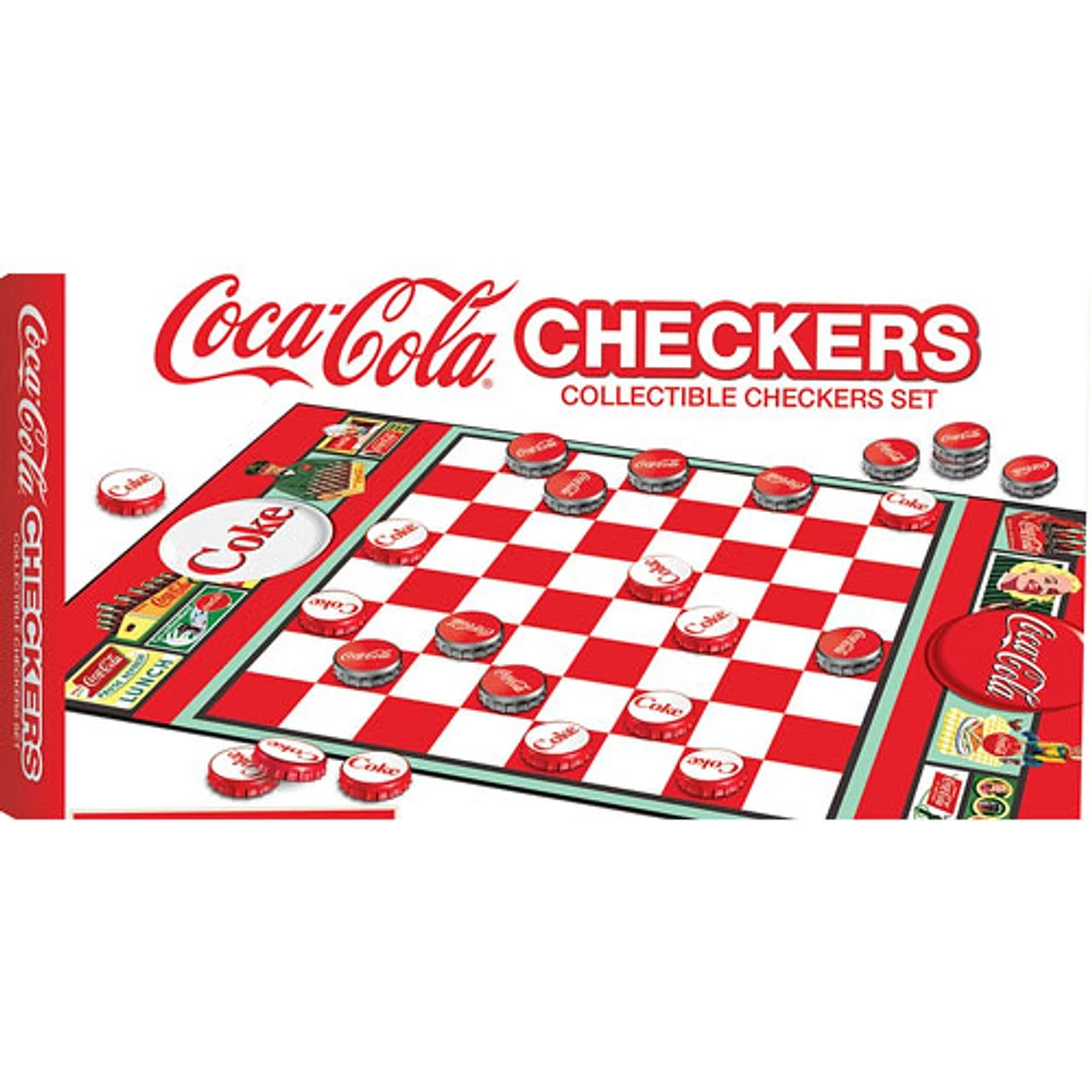 Coca-Cola Checkers Board Game - English