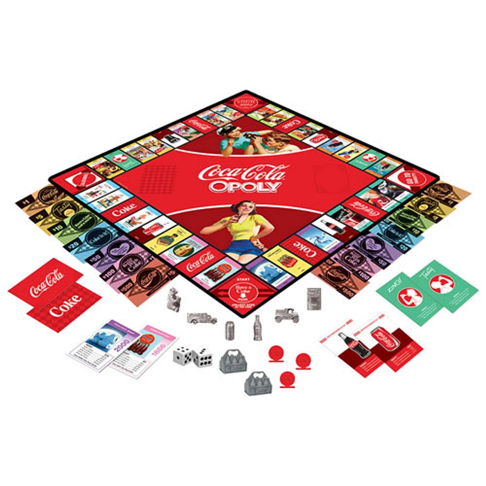 Jeu de société Opoly Coca-Cola - Anglais