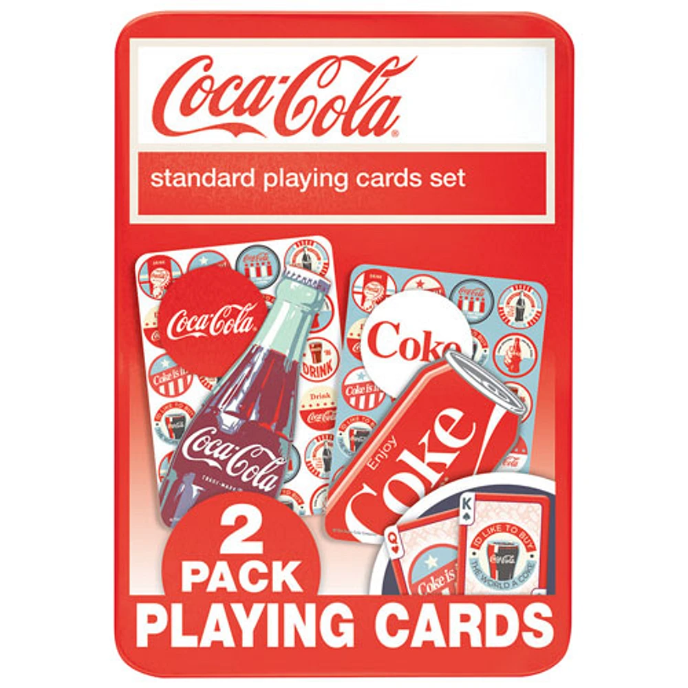 Cartes à jouer Coca-Cola - Paquet de 2 - Anglais