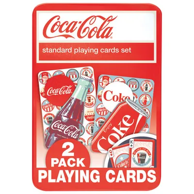 Cartes à jouer Coca-Cola - Paquet de 2 - Anglais