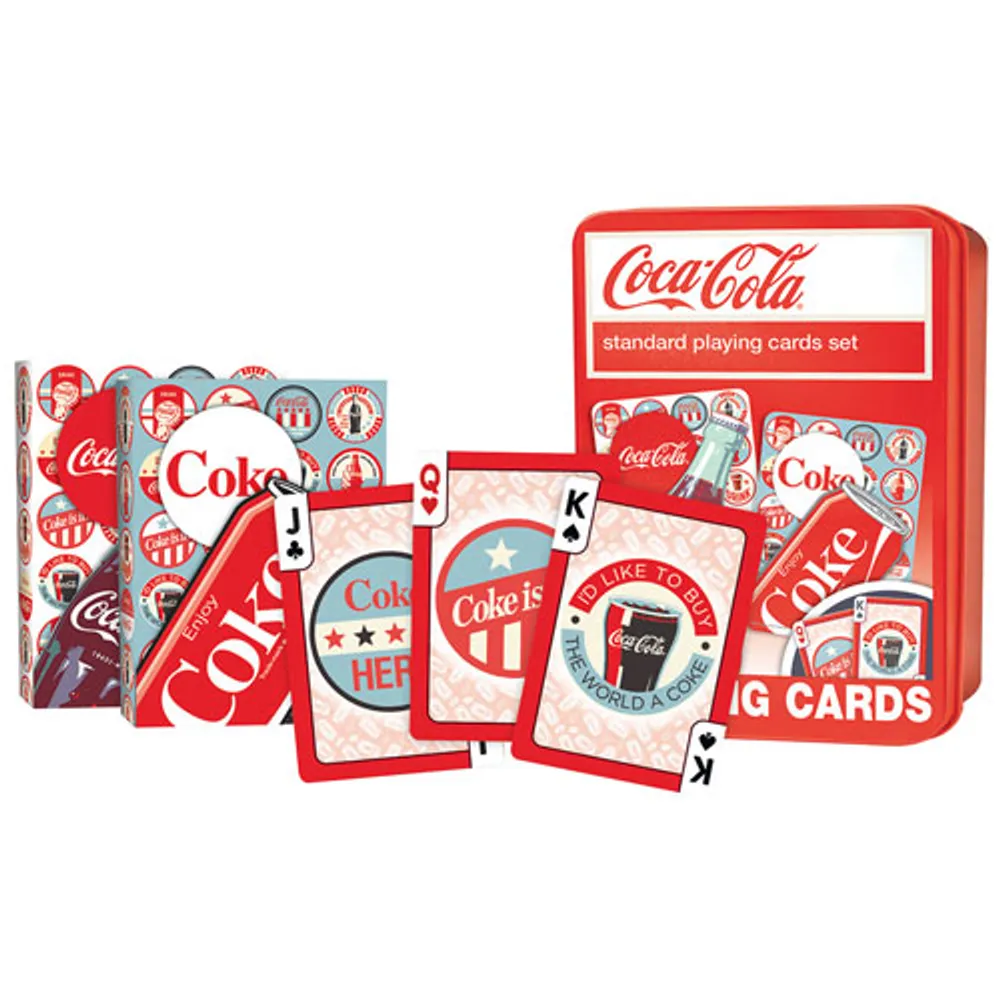 Cartes à jouer Coca-Cola - Paquet de 2 - Anglais