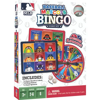 MLB League Mascots Bingo Party Game - English