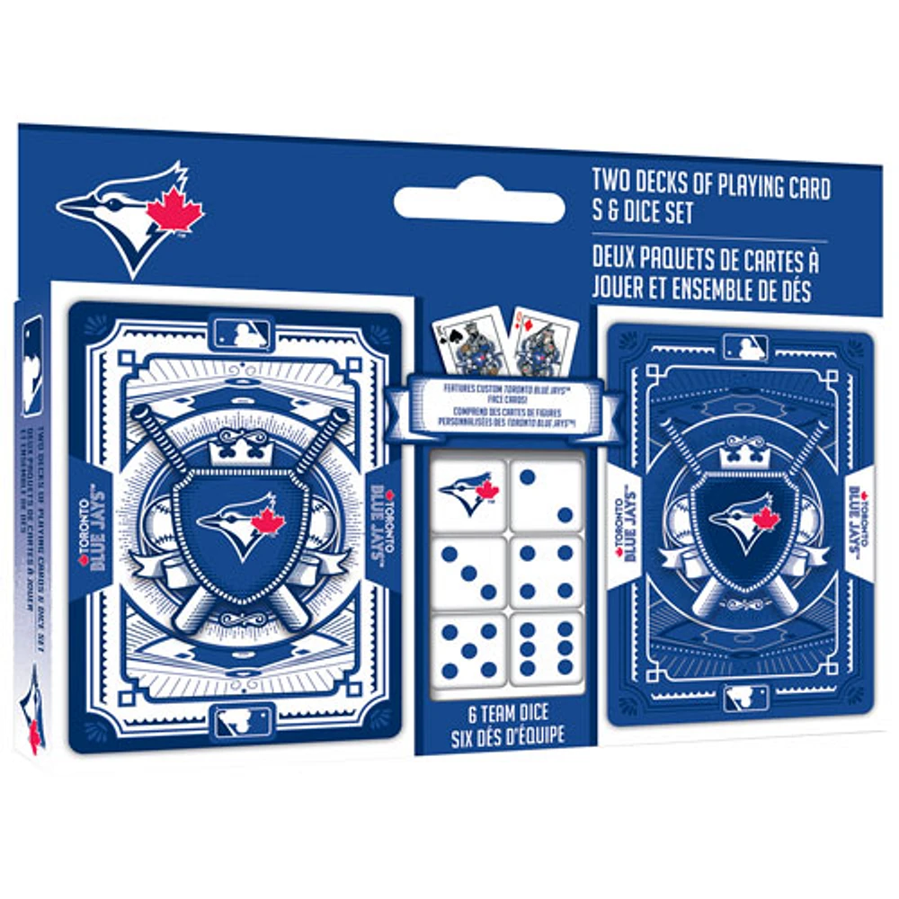 Jeu de cartes et de dés MLB Toronto Blue Jays