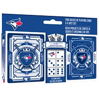 MLB Toronto Blue Jays Playing Card & Dice Set