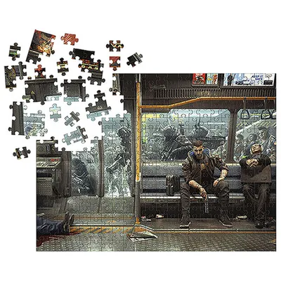 Cyberpunk 2077 Metro Life Puzzle - 1000 Pieces