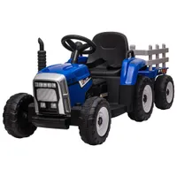 Kool Karz Tractor Ride-On Toy - Blue