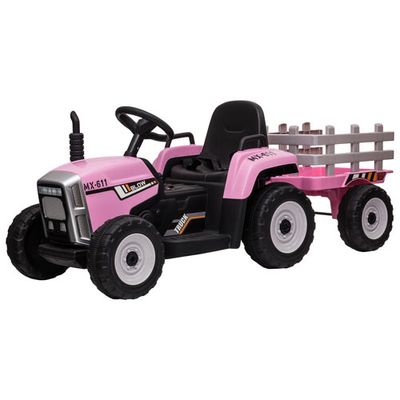 Kool Karz Tractor Ride-On Toy - Pink