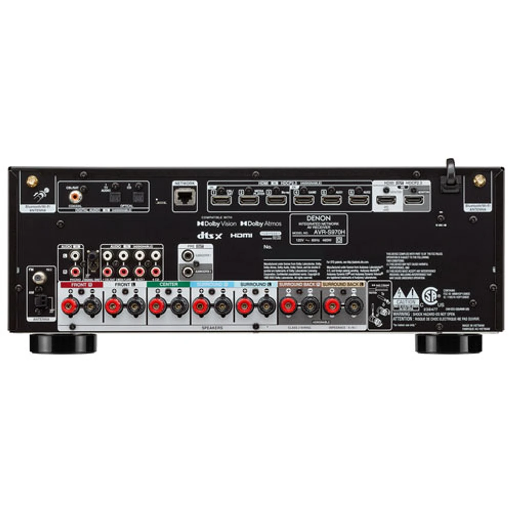 Récepteur AV réseau UHD 4K 7.2 canaux AVRS970H de Denon