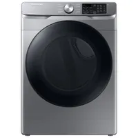 Samsung 7.5 Cu. Ft. Electric Steam Dryer (DVE45B6305P/AC) - Platinum - Open Box - Perfect Condition