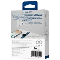 Insignia 35W Dual USB-C Wall Charger - White - Only at Best Buy