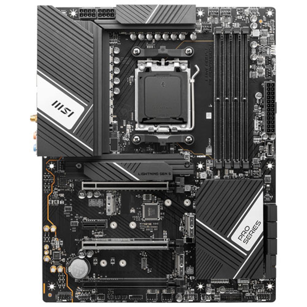 MSI PRO X670-P WIFI AM5 ATX DDR5 Motherboard for AMD Ryzen 7000 Series CPUs