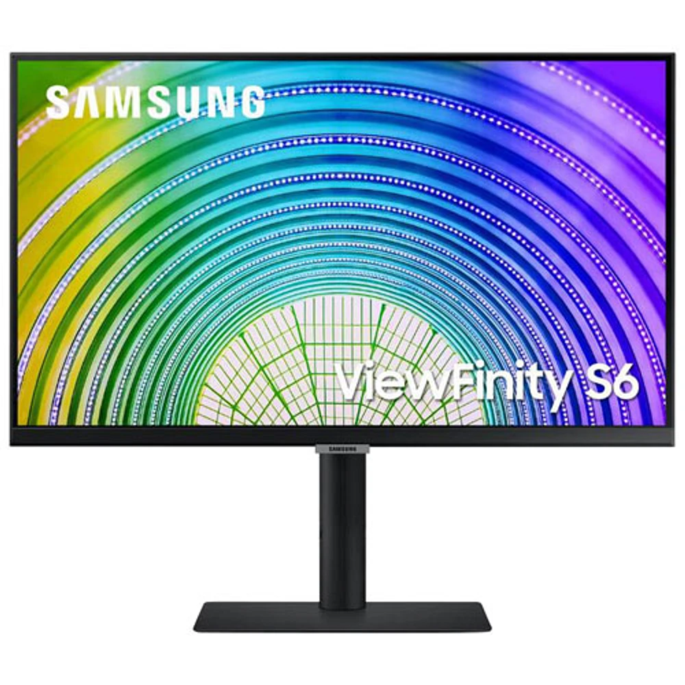 Moniteur IPS WQHD 75 Hz 5 ms USB-C de 24 po de Samsung avec support à hauteur réglable (LS24A608UCNXGO)