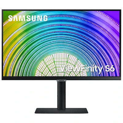 Moniteur IPS WQHD 75 Hz 5 ms USB-C de 24 po de Samsung avec support à hauteur réglable (LS24A608UCNXGO)