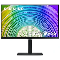 Moniteur IPS WQHD 75 Hz 5 ms USB-C de 24 po de Samsung avec support à hauteur réglable (LS24A608UCNXGO)