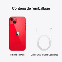 TELUS Apple iPhone 14 Plus 128GB - (PRODUCT)RED - Monthly Financing