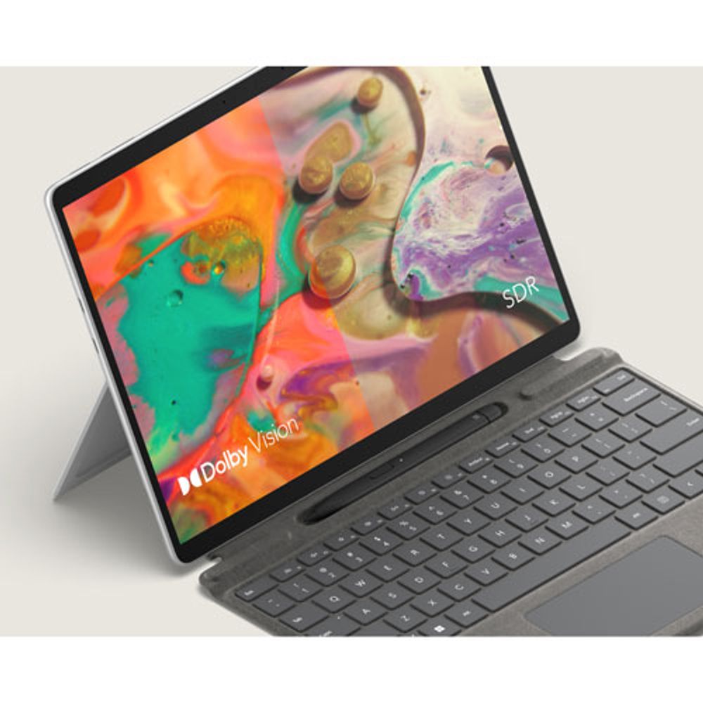 Microsoft Surface Pro 9 13" 1TB Windows 11 Tablet with Intel Evo Core i7-1255U/32GB RAM - Platinum