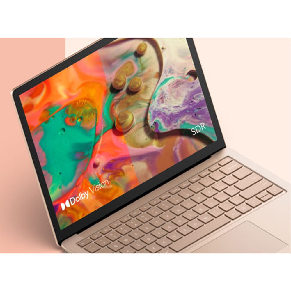 Microsoft Surface Laptop 5 Touchscreen 13.5" - Sandstone (Intel Evo i5-1235U/512GB SSD/8GB RAM) - En - Exclusive Retail Partner