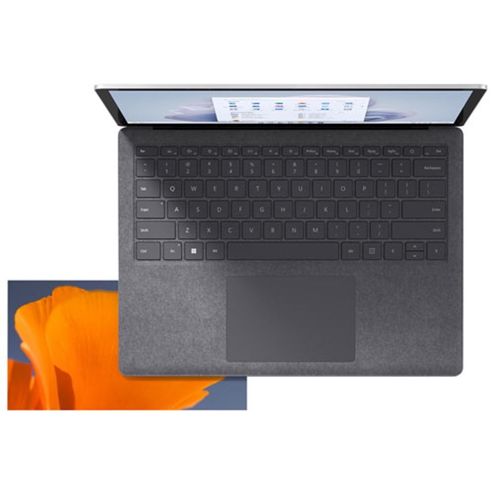 Microsoft Surface Laptop 5 Touchscreen 13.5" - Platinum (Intel Evo i7-1255U/512GB SSD/16GB RAM/Windows 11