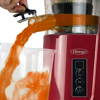 Centrifugeuse à extraction lente à froid 365 d'Omega - Rouge