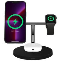 Belkin MagSafe 3-in-1 Wireless Charging Stand for iPhone 15/14/13/12, Apple Watch & AirPods