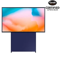 Open Box - Samsung The Sero 43" 4K UHD HDR QLED Tizen Smart TV (QN43LS05BAFXZC) - 2022 - Navy Blue