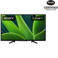 Open Box - Sony W830K 32" 720p HD HDR LED Smart Google TV (KD32W830K) - 2022