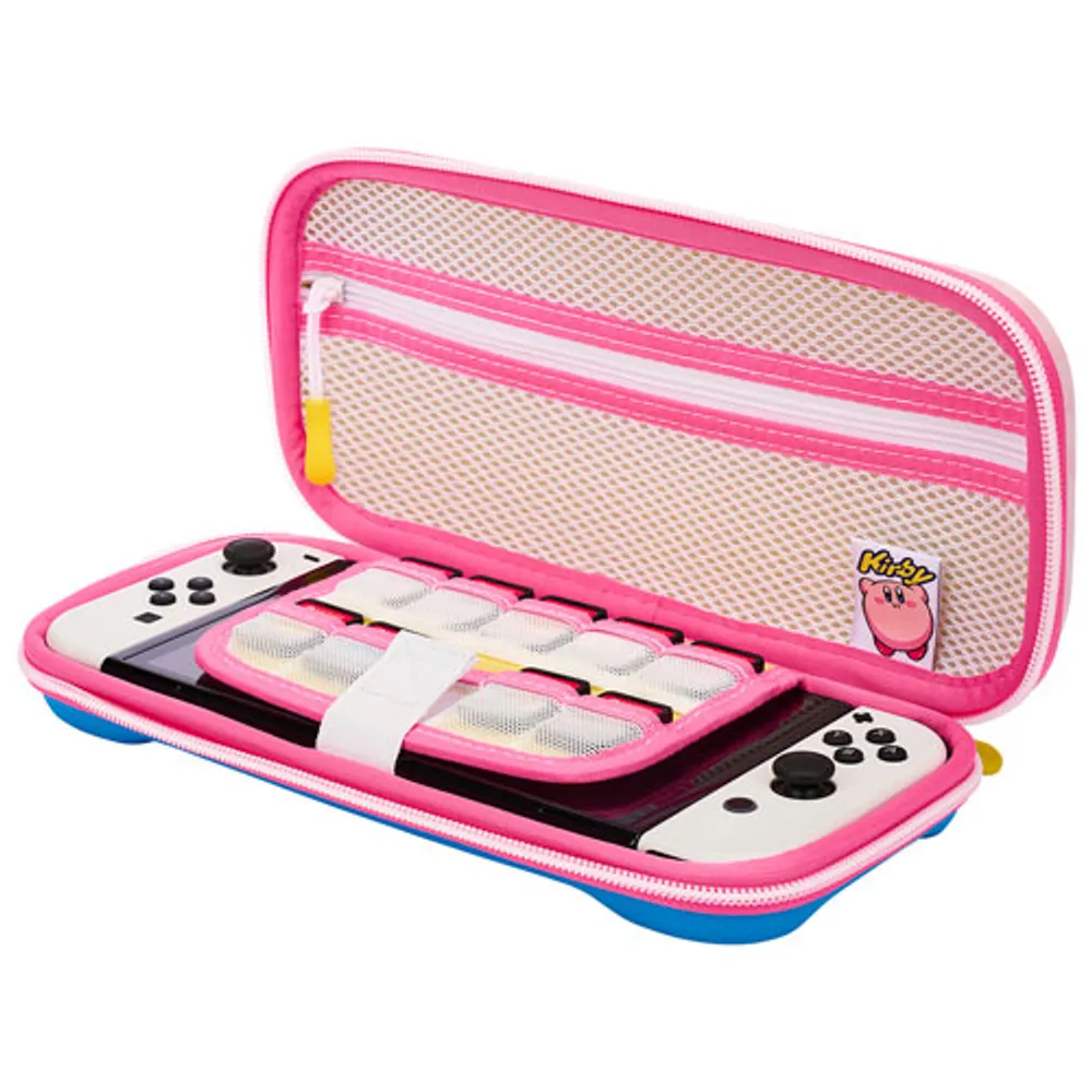 Power A Kirby Travel Case for Nintendo Switch - Pink/Blue