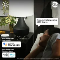 GE Cync Smart Wi-Fi Thermostat - Black