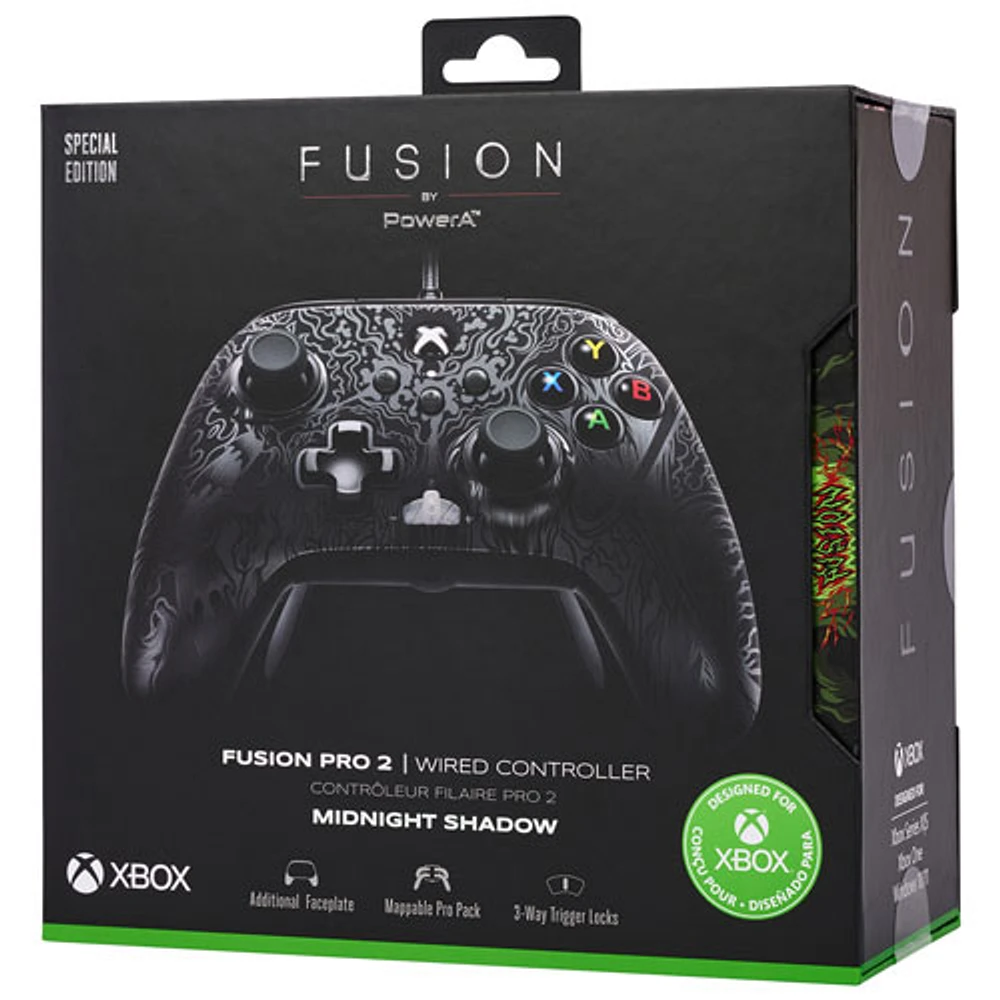 PowerA Fusion Pro 2 Wired Gaming Controller for Xbox Series X|S - Black