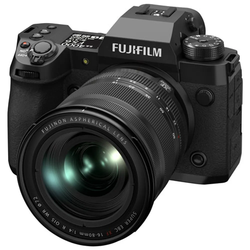 Fujifilm X-H2 Mirrorless Camera with XF 16-80mm Lens Kit - Black