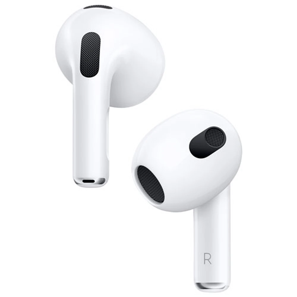 Écouteurs boutons 100 % sans fil AirPods (3e génération) d'Apple avec étui de chargement Lightning - Blanc