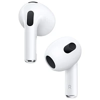 Écouteurs boutons 100 % sans fil AirPods (3e génération) d'Apple avec étui de chargement Lightning - Blanc