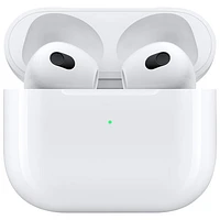 Écouteurs boutons 100 % sans fil AirPods (3e génération) d'Apple avec étui de chargement Lightning - Blanc