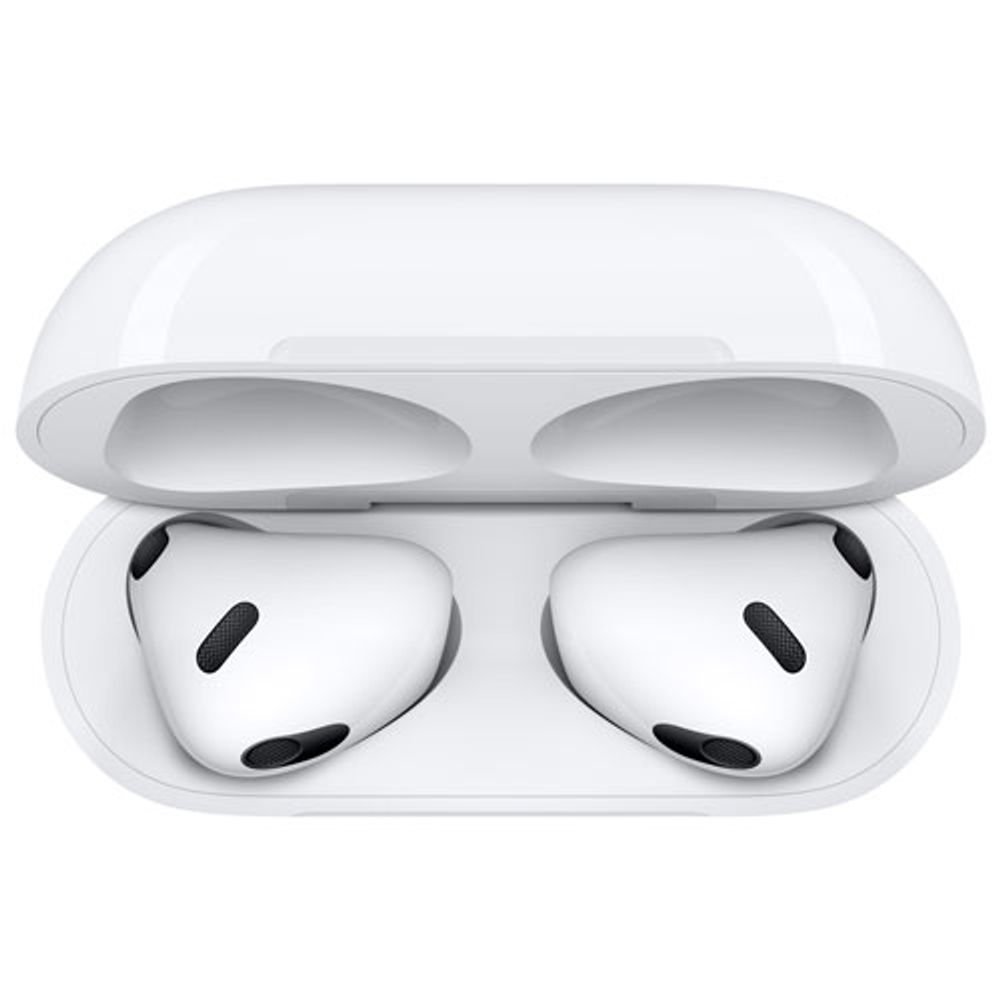Apple AirPods (3rd generation) In-Ear True Wireless Earbuds with Lightning Charging Case - White