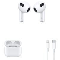 Apple AirPods (3rd generation) In-Ear True Wireless Earbuds with Lightning Charging Case - White