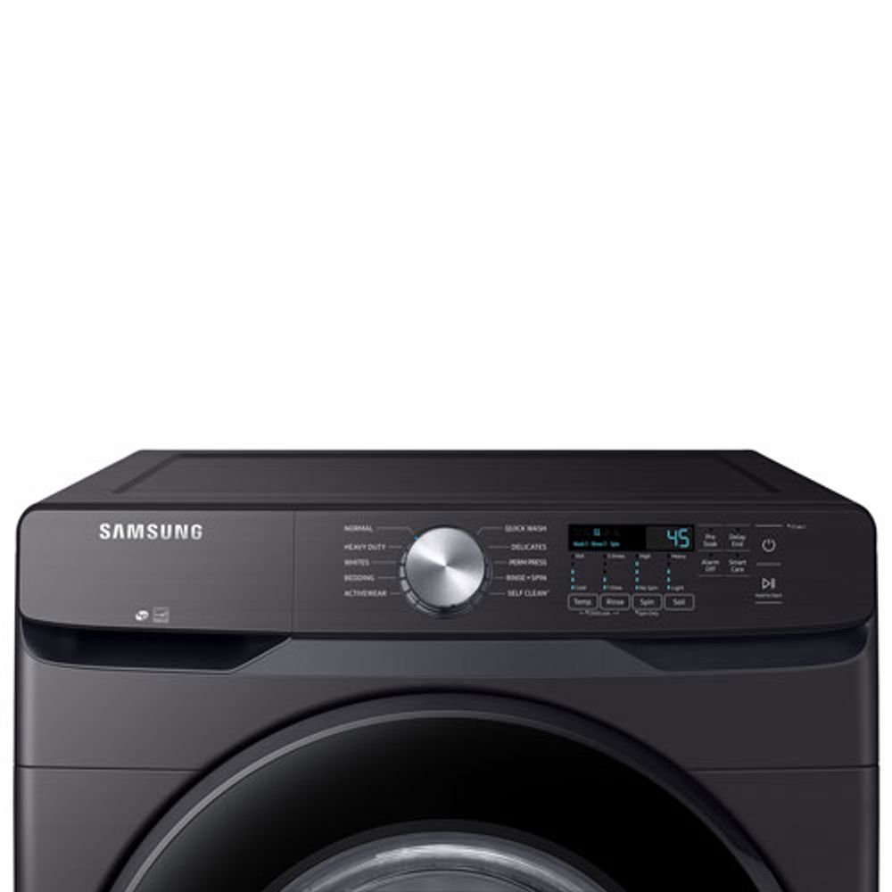 Samsung 5.2 Cu. Ft. High Efficiency Front Load Washer (WF45T6000AV/A5) - Black
